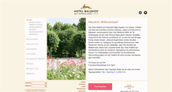 Desktop Screenshot of hotel-waldhof.de